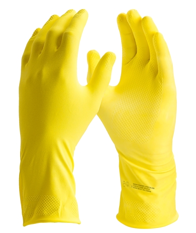 Luva Latex Amarela