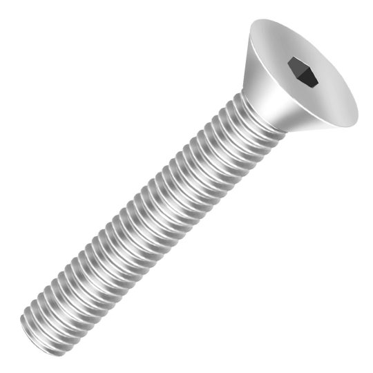 Parafuso Cabeça Chata Sextavado Interno INOX 304