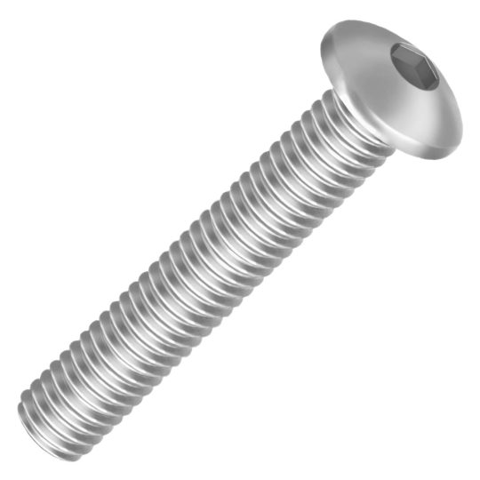Parafuso Cabeça Abaulada Sextavado Interno INOX 304