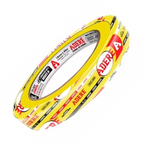 Fita Crepe Amarela Automotiva Adere