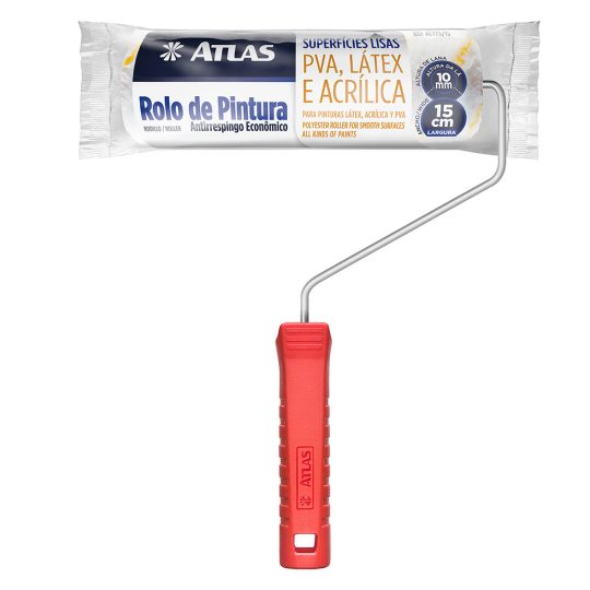 Rolo de Pintura Antirespingo Lã Sintética