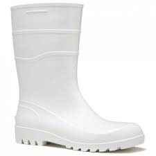 Bota PVC Cano Medio 28cm (Branca)