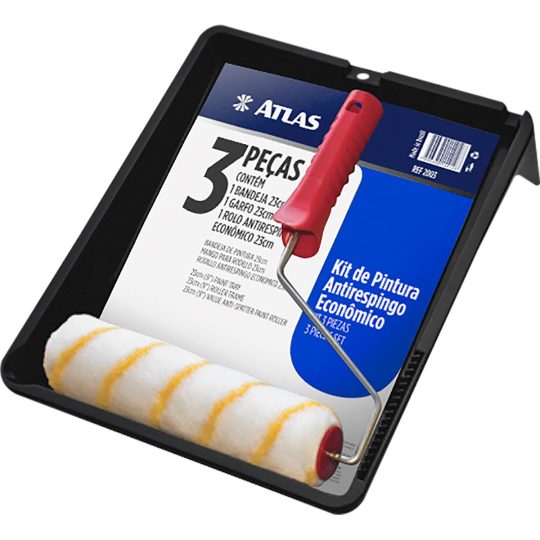 Kit Pintura Anti Respingo Econômico com 3 Peças Atlas