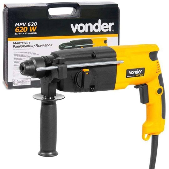Martelete Sds Plus Perfurador e Rompedor 3 Modos 620w MPV620 Vonder