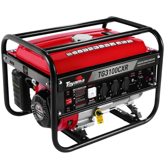 Gerador à Gasolina TG3100CXR 4T 196CC 3,1kVA Bivolt 115/230V Toyama