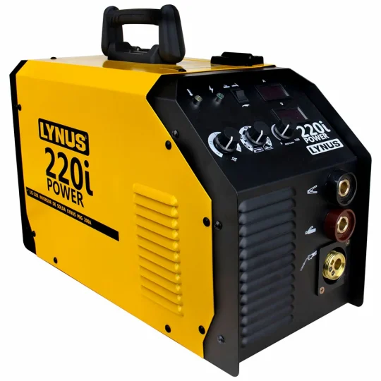 Máquina Inversora de Solda Multiprocessos MIG/MAG/TIG/MMA 200A LIS220I Lynus