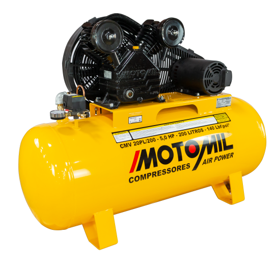 Compressor Air Power 5HP CMV-20PL/200 Motomil
