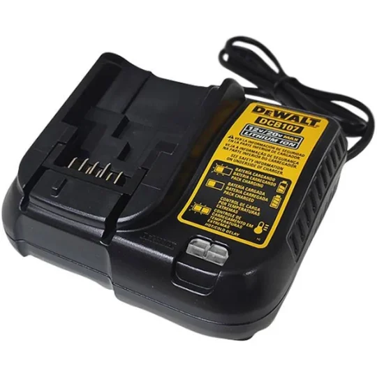 Carregador de Bateria 12V a 20V MAX DCB107 DeWalt